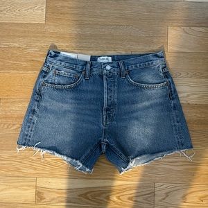 AGOLDE Parker Long Shorts. Size 28. Color skywave.